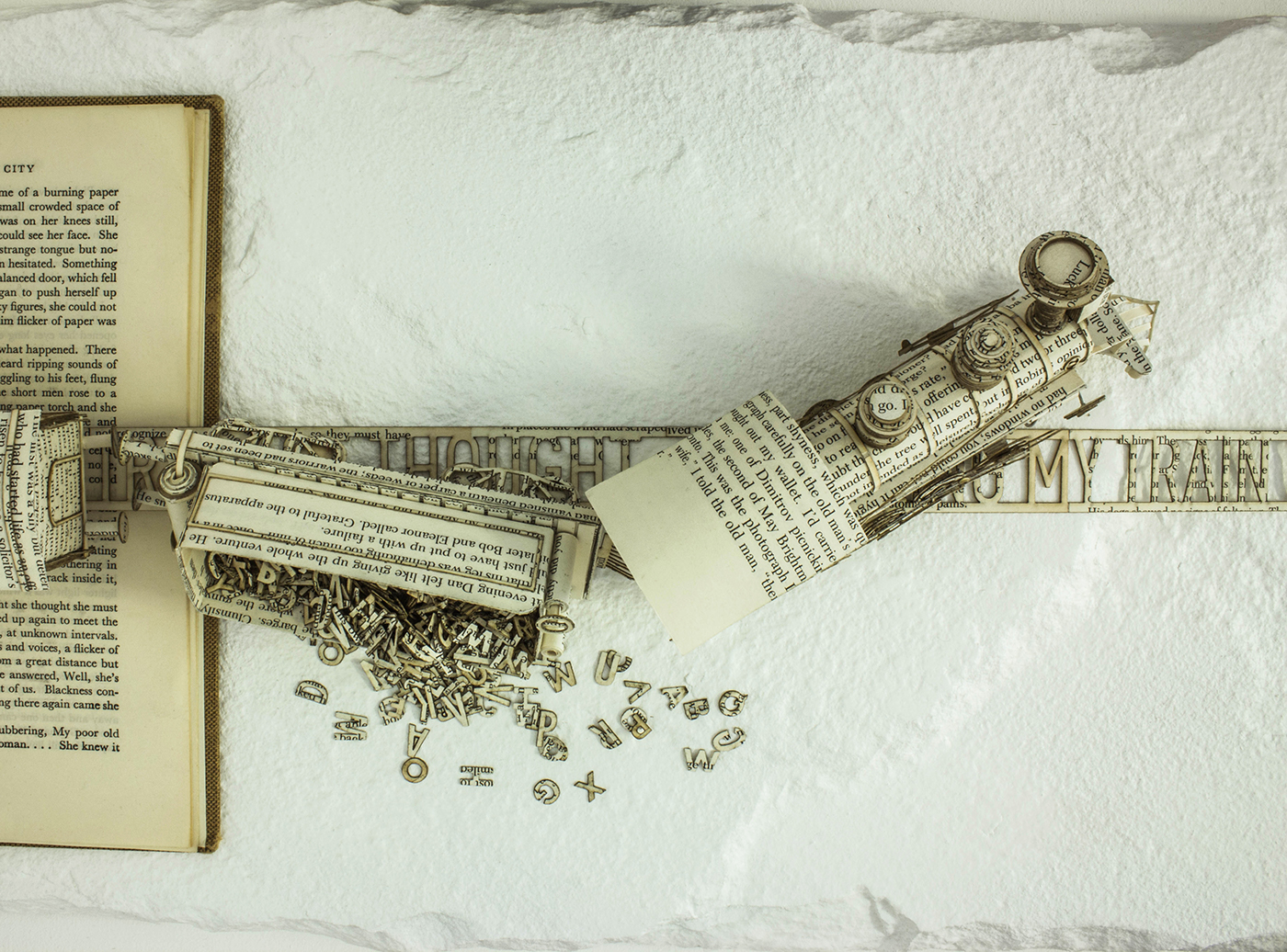 Derailing My Train of Thought (detail)