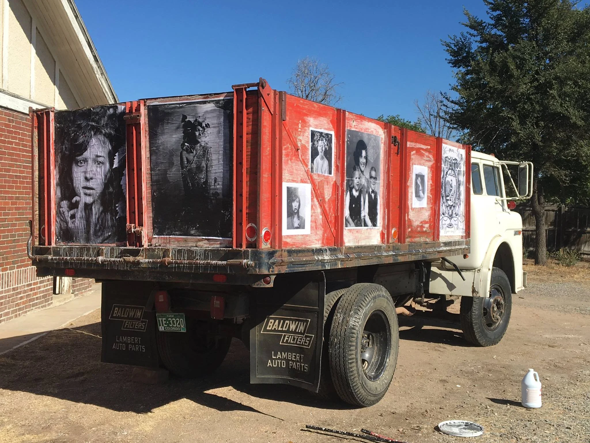 The Big Pictures on a truck, 2015