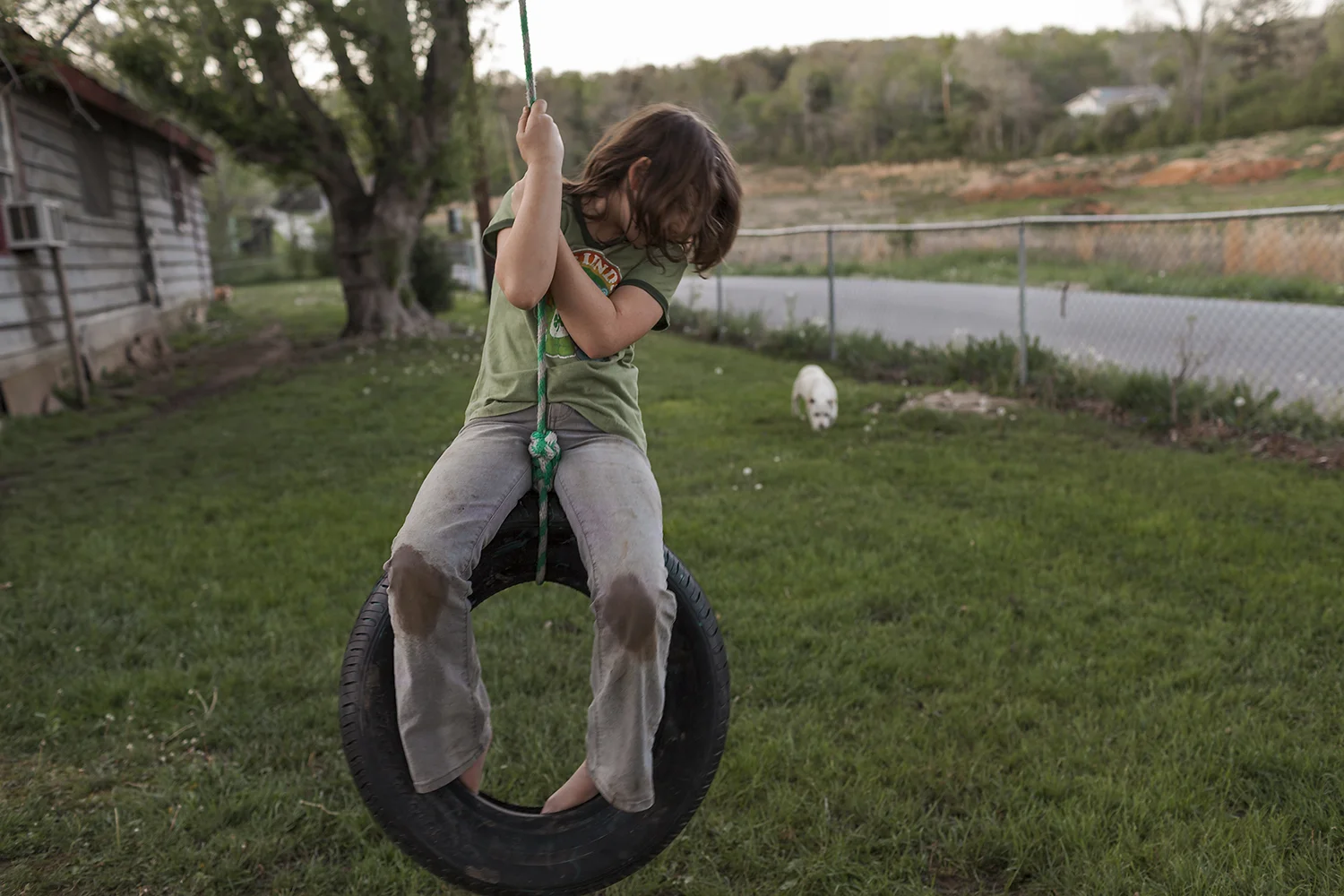 Macy on Tire Swing, Kingston, TN 2011