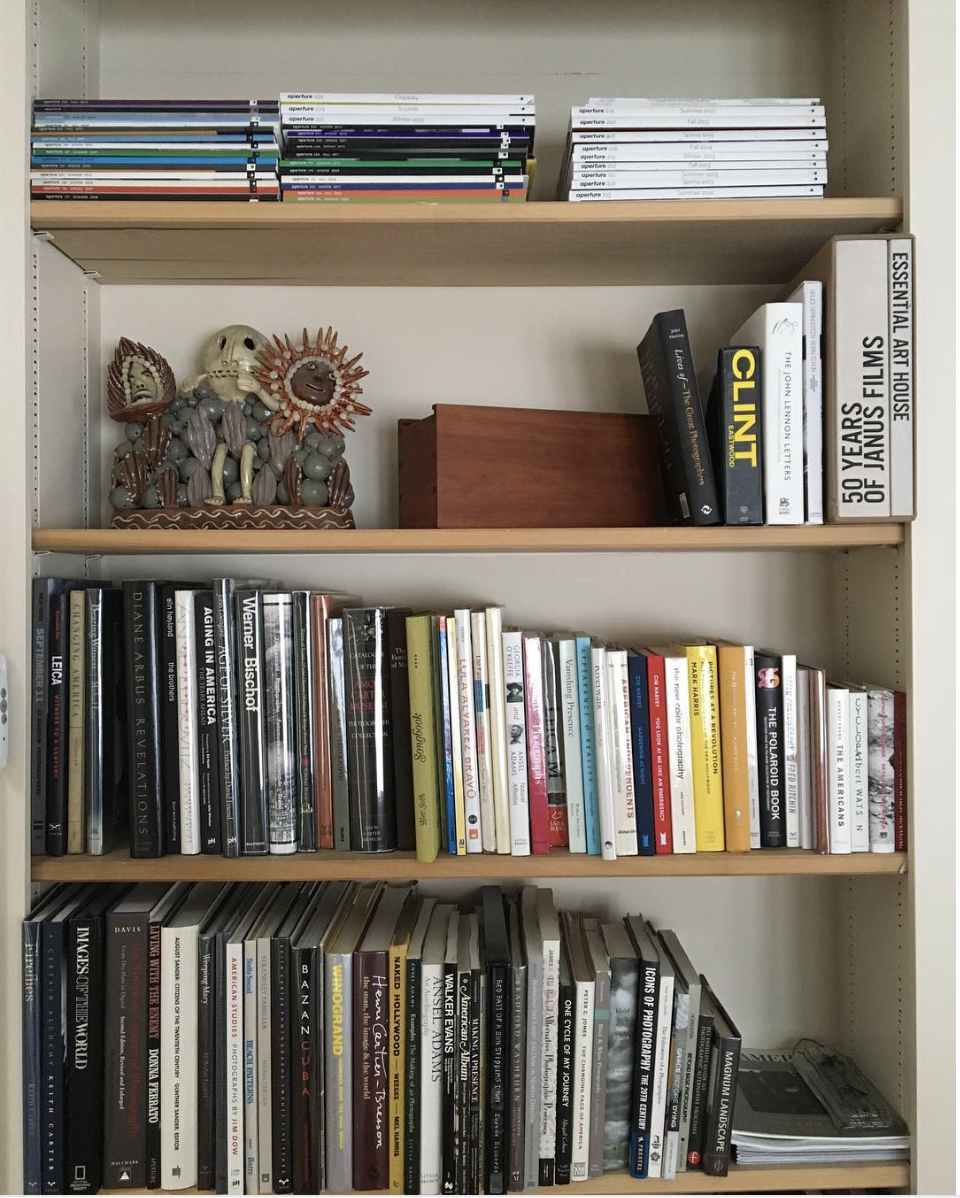 The neat and tidy photobook library of photographer Ritch Winokur