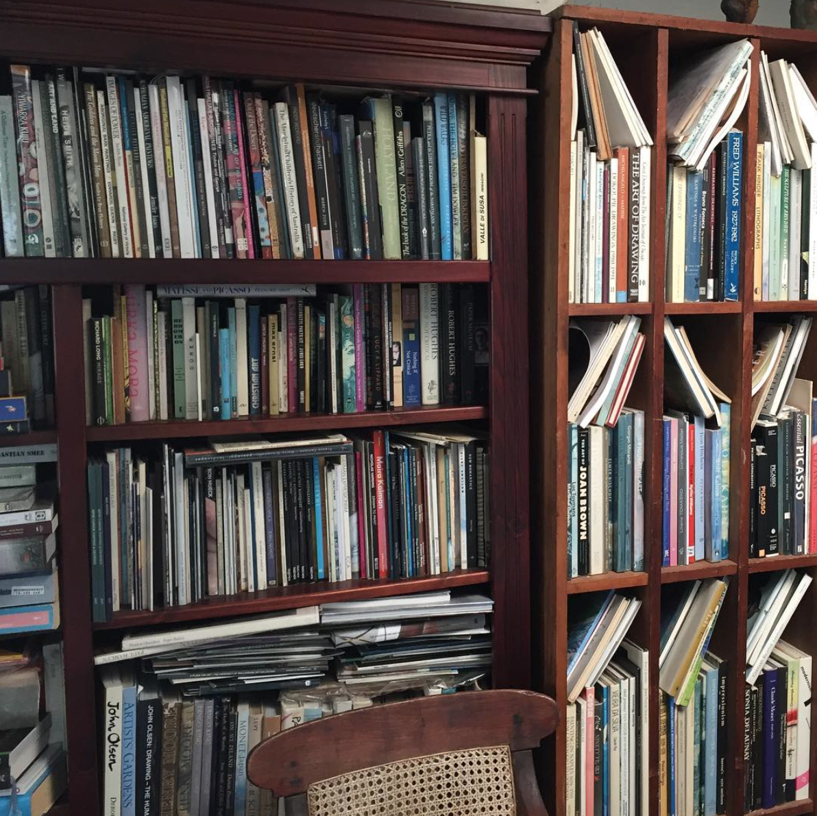 Jo Bertini 's stuffed shelves. Submitted via Instagram .