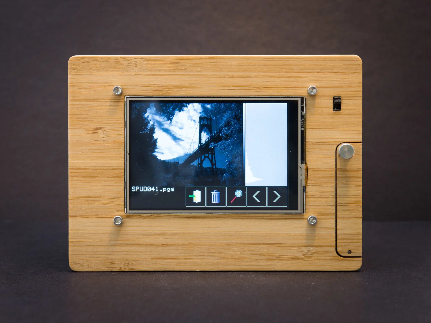 SPUD Camera touchscreen