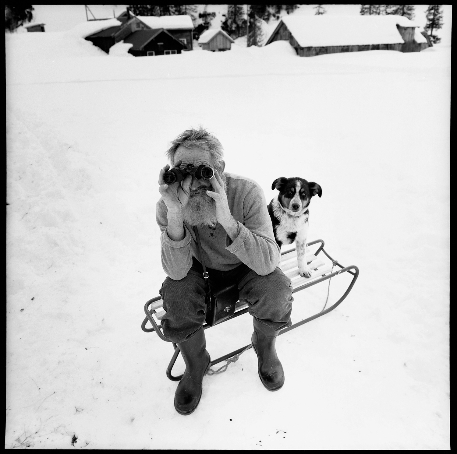 Bergbauer Herger Toni und sein Hund, Urnerboden, 1996 Romano Riedo Archival inkjet print 8 x 11.5, signed and numbered edition of 5 $150 Only 1 print remaining!