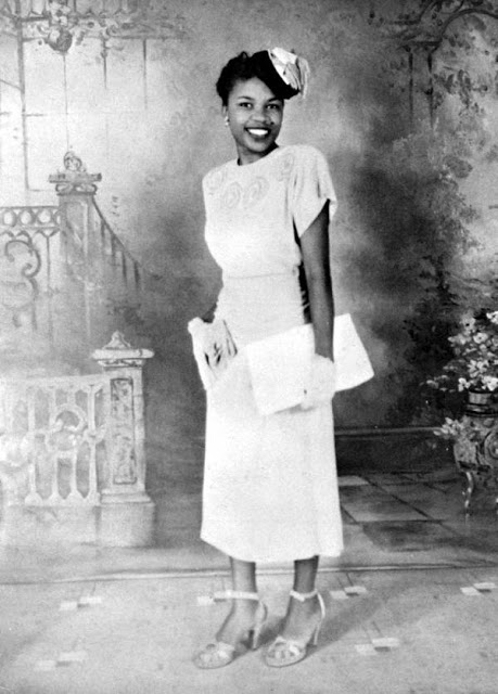 Lucille Baldwin Brown, first black county librarian in Tallahassee, c. 1940