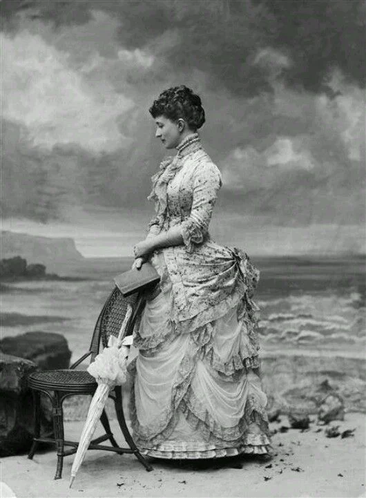 English woman, c. 1882