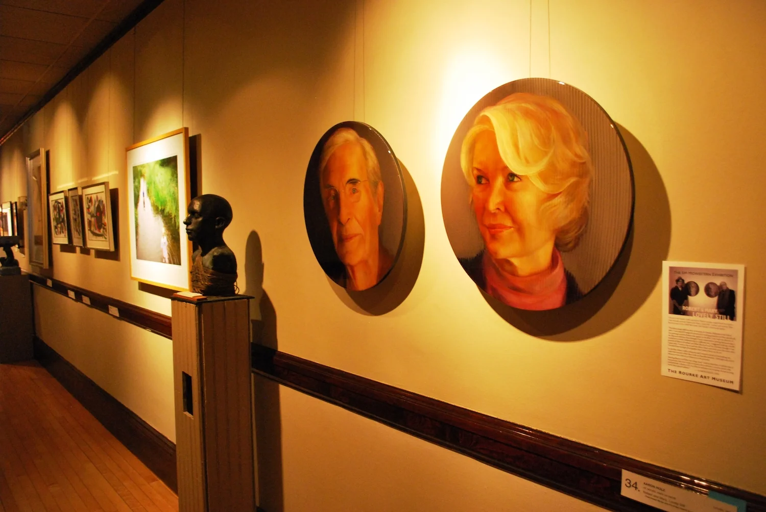 (Fig. 5) While these are paintings rather than photos, they illustrate how paired portraits can create an attractive interpersonal aura that will connect with many viewers. Photo by Fargo-Moorhead CVB via Flickr , used under Creative Commons.