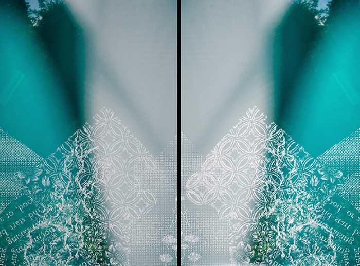 Mountain XXVIII , Pigment print scratched with a razor