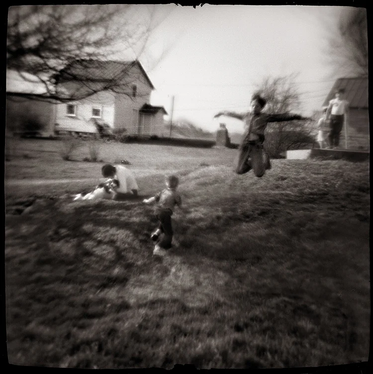 Boys Flying, Amesville, Ohio, 1976