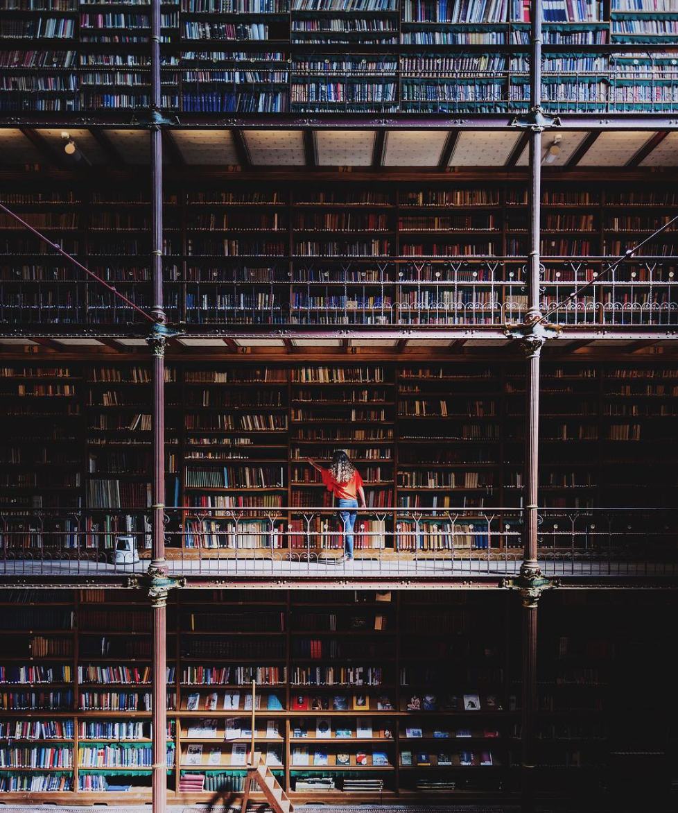 The astonishing art library at Rijksmuseum . Submitted via Instagram .