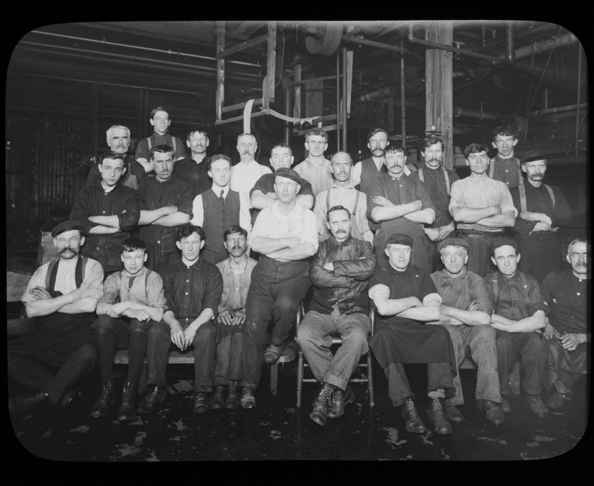 Dye House group, 1912, Lawrence, MA