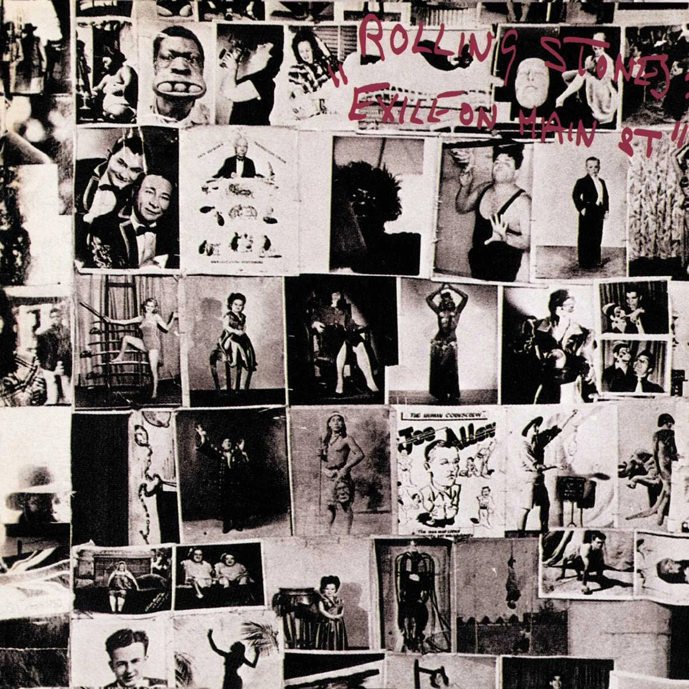 Album cover, Rolling Stones Exile on Main St