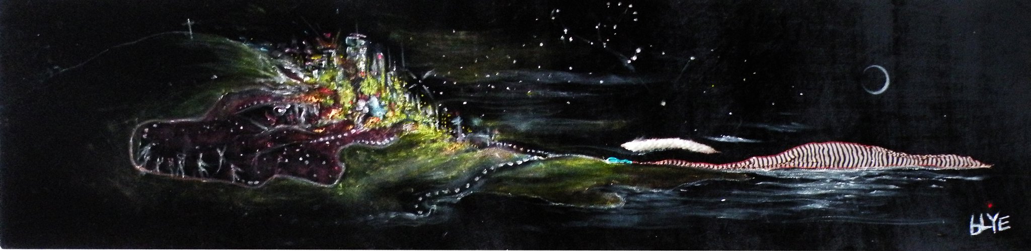 Copy of Underground Mtl 2009 18" X 48" SOLD