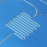Dry resin on steel wafer prior to electrodeposition