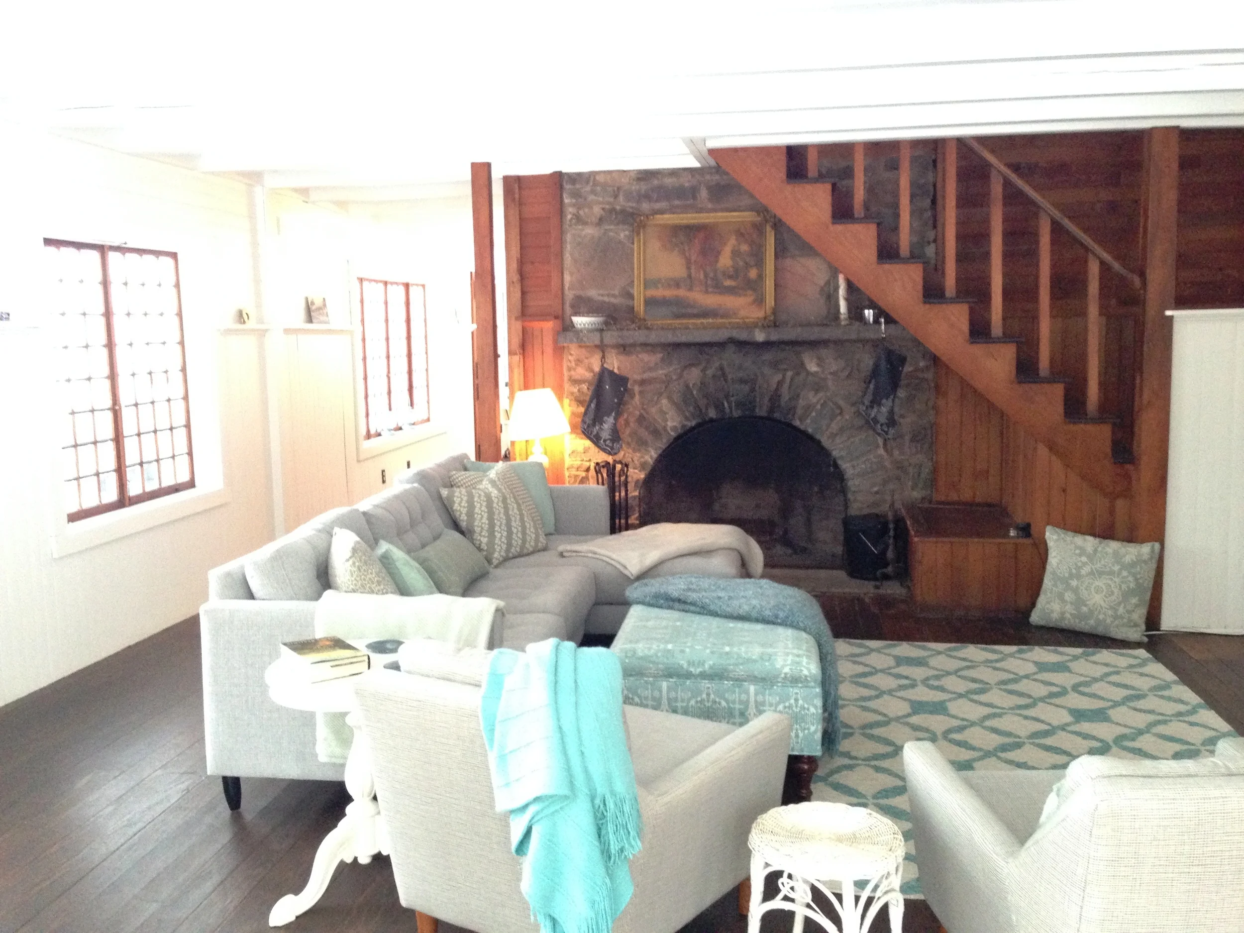 Fireplace View After Renovation