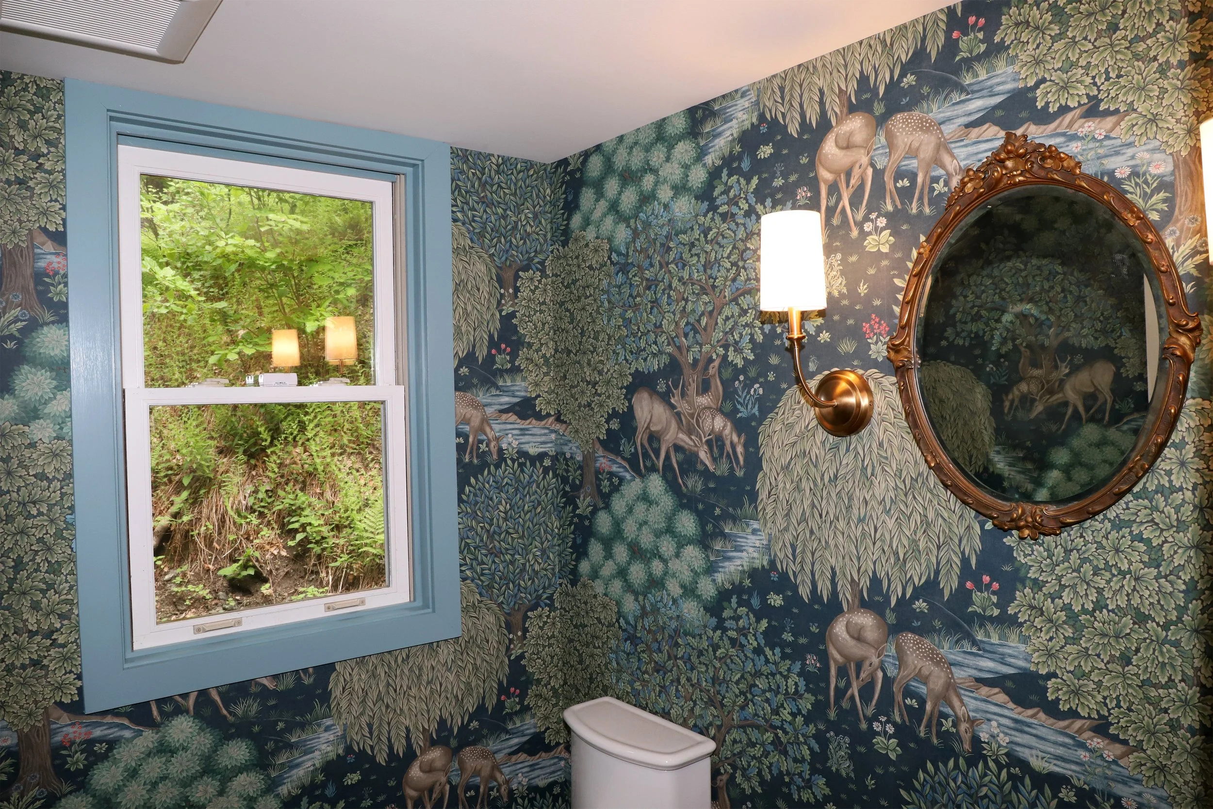 NEW POWDER ROOM almost finished! 