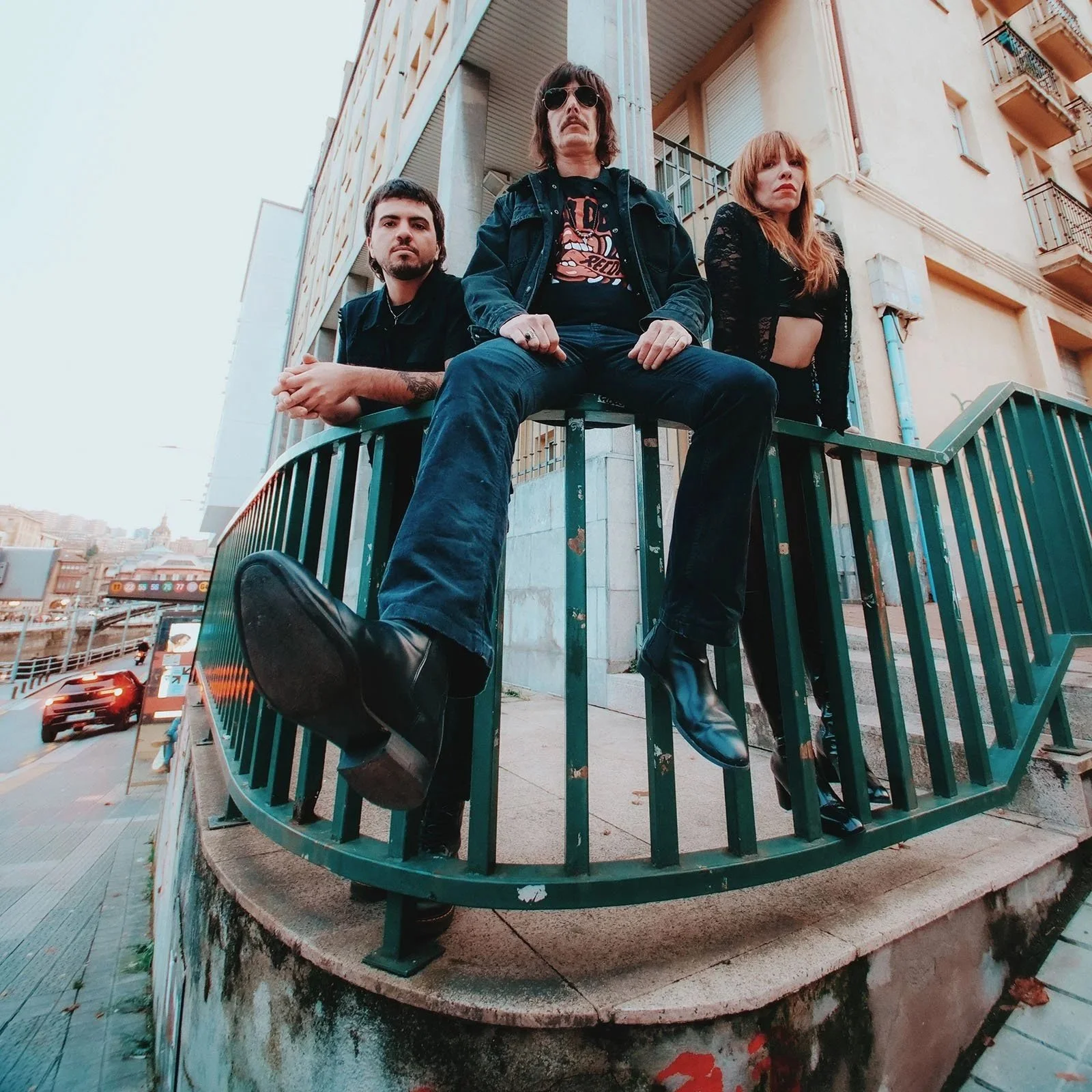 Capsula band 2026 press image psychedelic rock trio