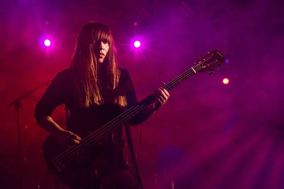 Capsula band live performance official photos psychedelic rock trio coni duchess