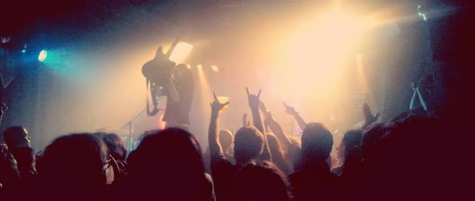 Capsula band live performance official photos psychedelic rock trio