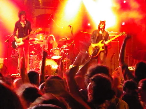 Capsula band live performance official photos psychedelic rock trio