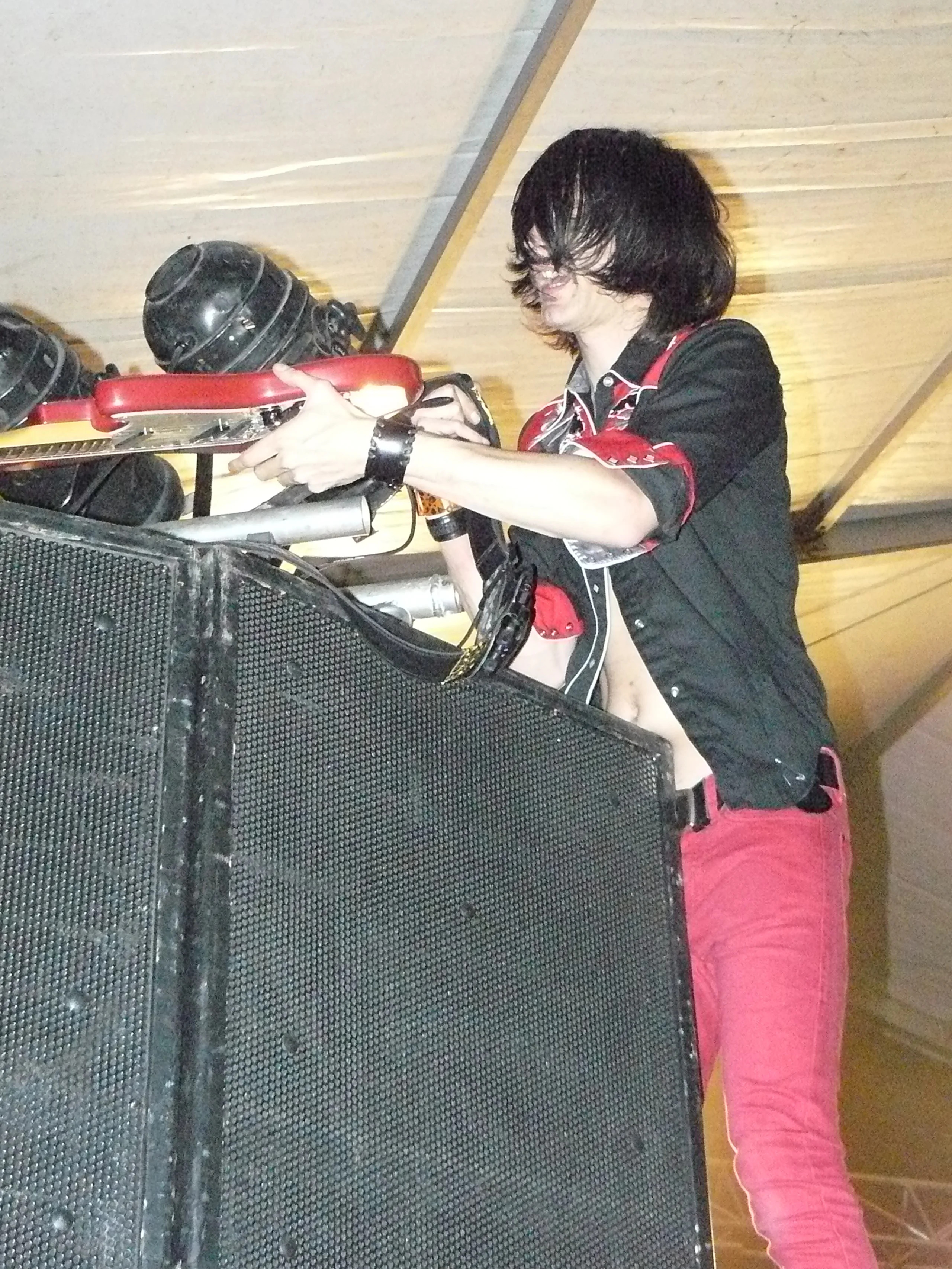 Capsula band live performance official photos psychedelic rock trio