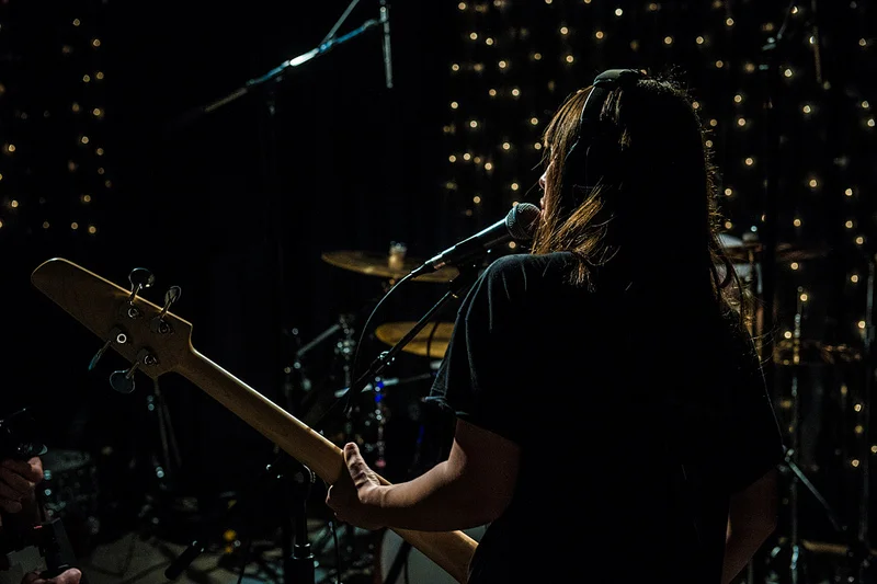Capsula band live performance official photos psychedelic rock trio coni kexp
