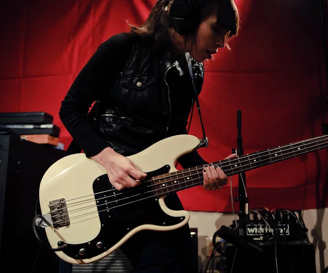 Capsula band live performance official photos psychedelic rock trio coni duchess kexp