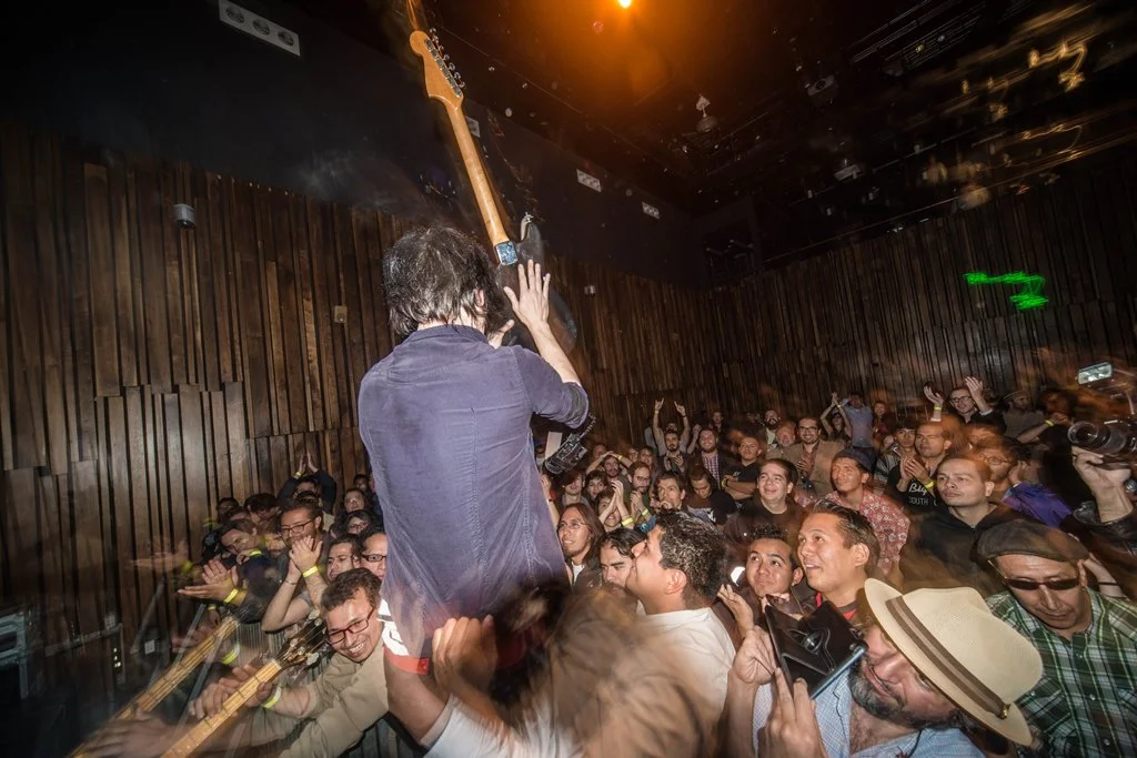 Capsula band live performance official photos psychedelic rock trio