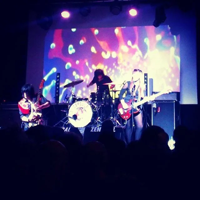 Capsula band live performance official photos psychedelic rock trio