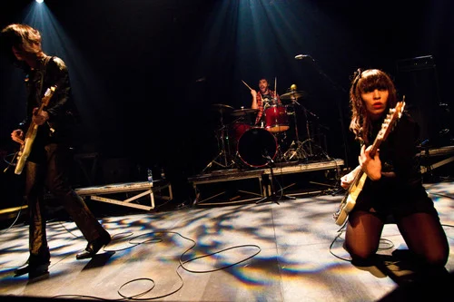Capsula band live performance official photos psychedelic rock trio