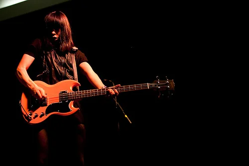 Capsula band live performance official photos psychedelic rock trio coni bass