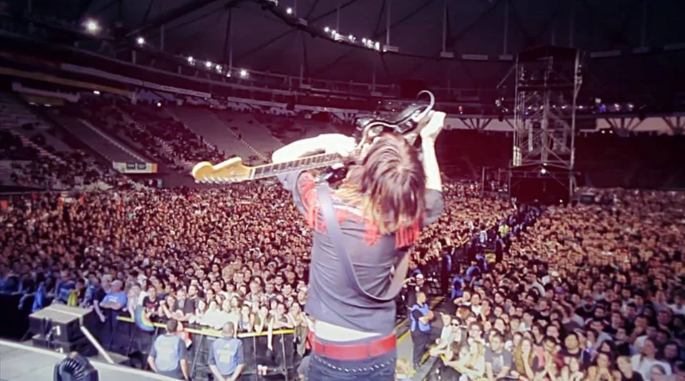 Capsula band live performance official photos psychedelic rock trio pearl jam