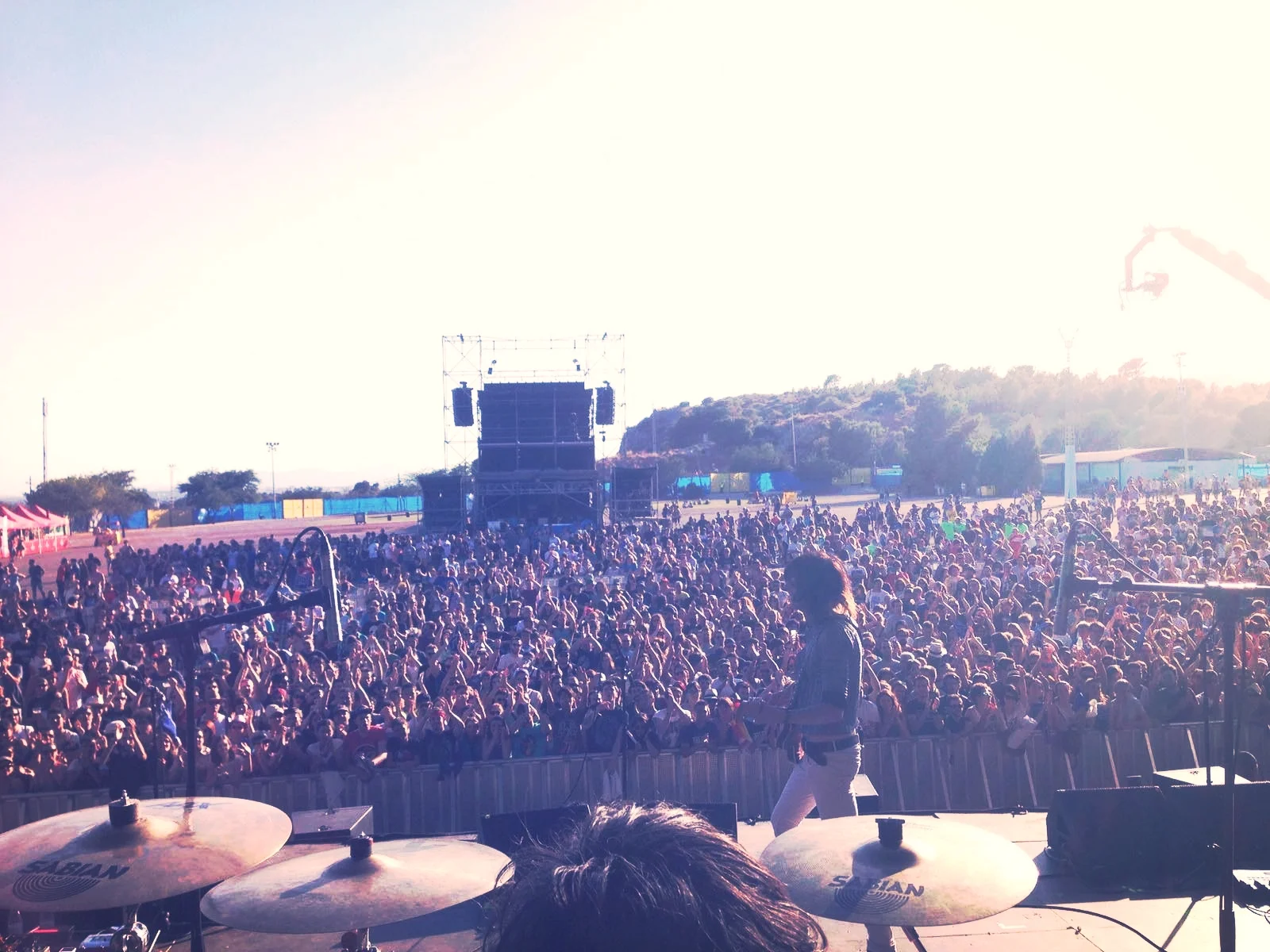 Capsula band live performance official photos psychedelic rock trio festival