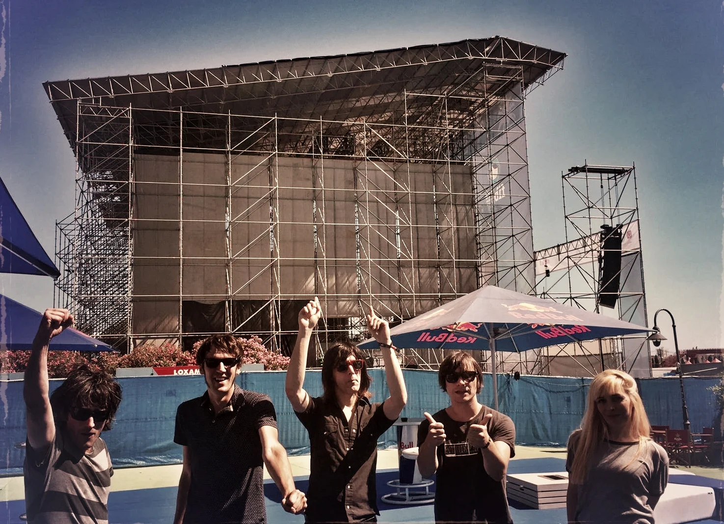 Capsula band live performance official photos psychedelic rock trio