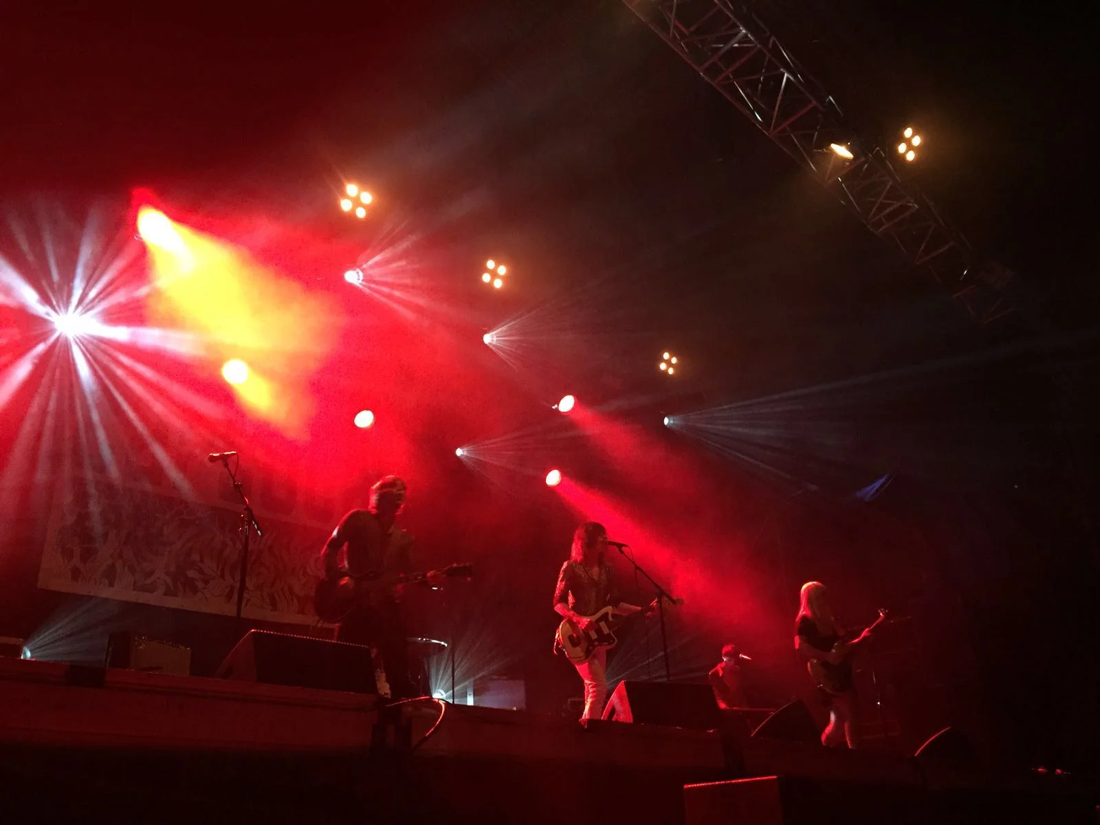 Capsula band live performance official photos psychedelic rock trio