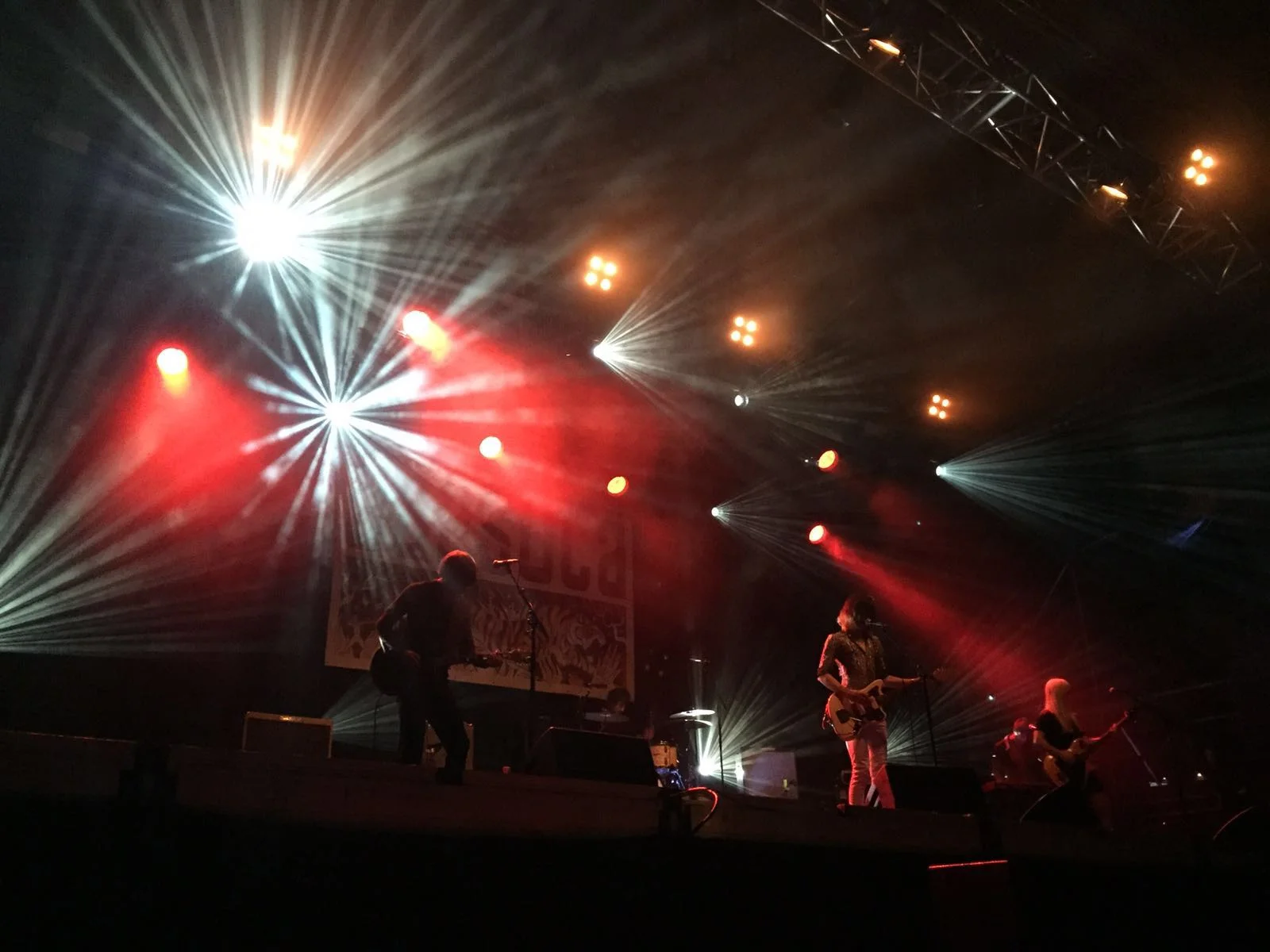 Capsula band live performance official photos psychedelic rock trio