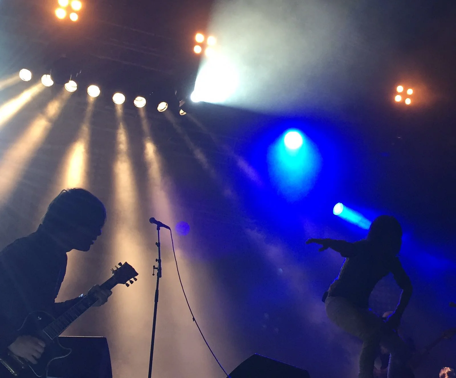 Capsula band live performance official photos psychedelic rock trio