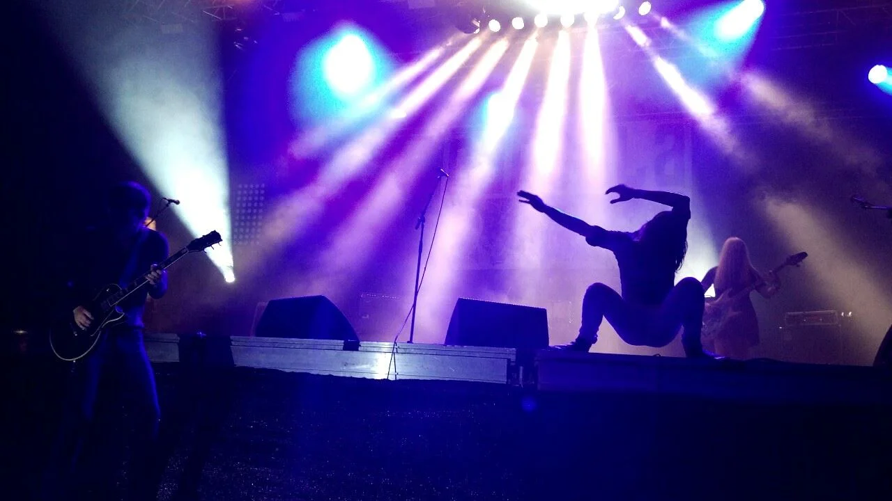 Capsula band live performance official photos psychedelic rock trio