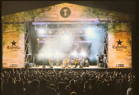 Capsula band live performance official photos psychedelic rock trio 