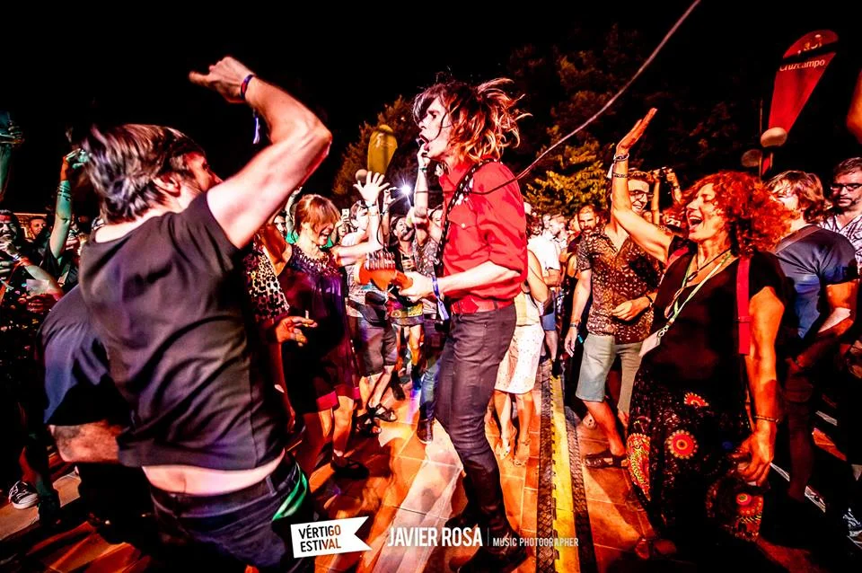 Capsula band live performance official photos psychedelic rock trio