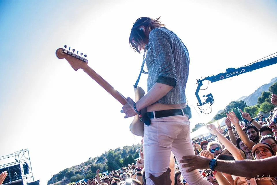 Capsula band live performance official photos psychedelic rock trio martin