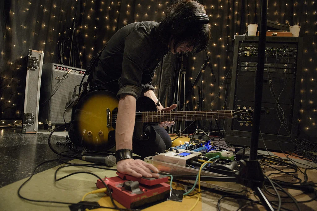 Capsula band live performance official photos psychedelic rock trio kexp