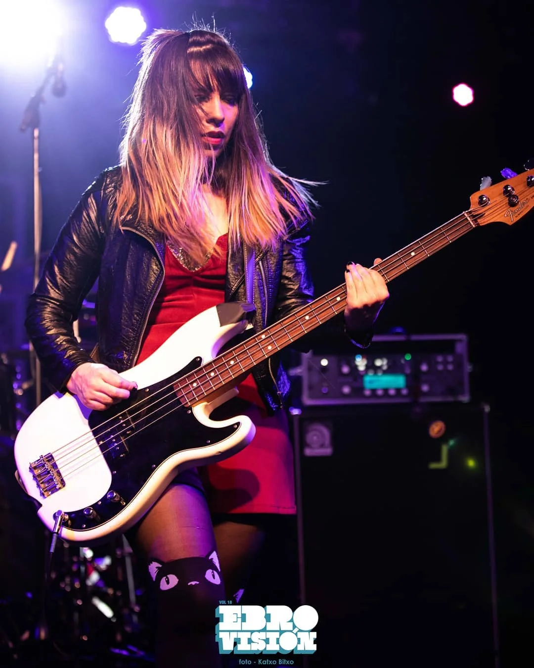 Capsula band live performance official photos psychedelic rock trio coni ducess bass
