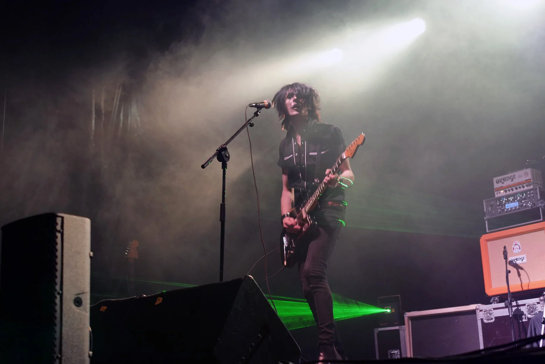 Capsula band live performance official photos psychedelic rock trio martin guevara