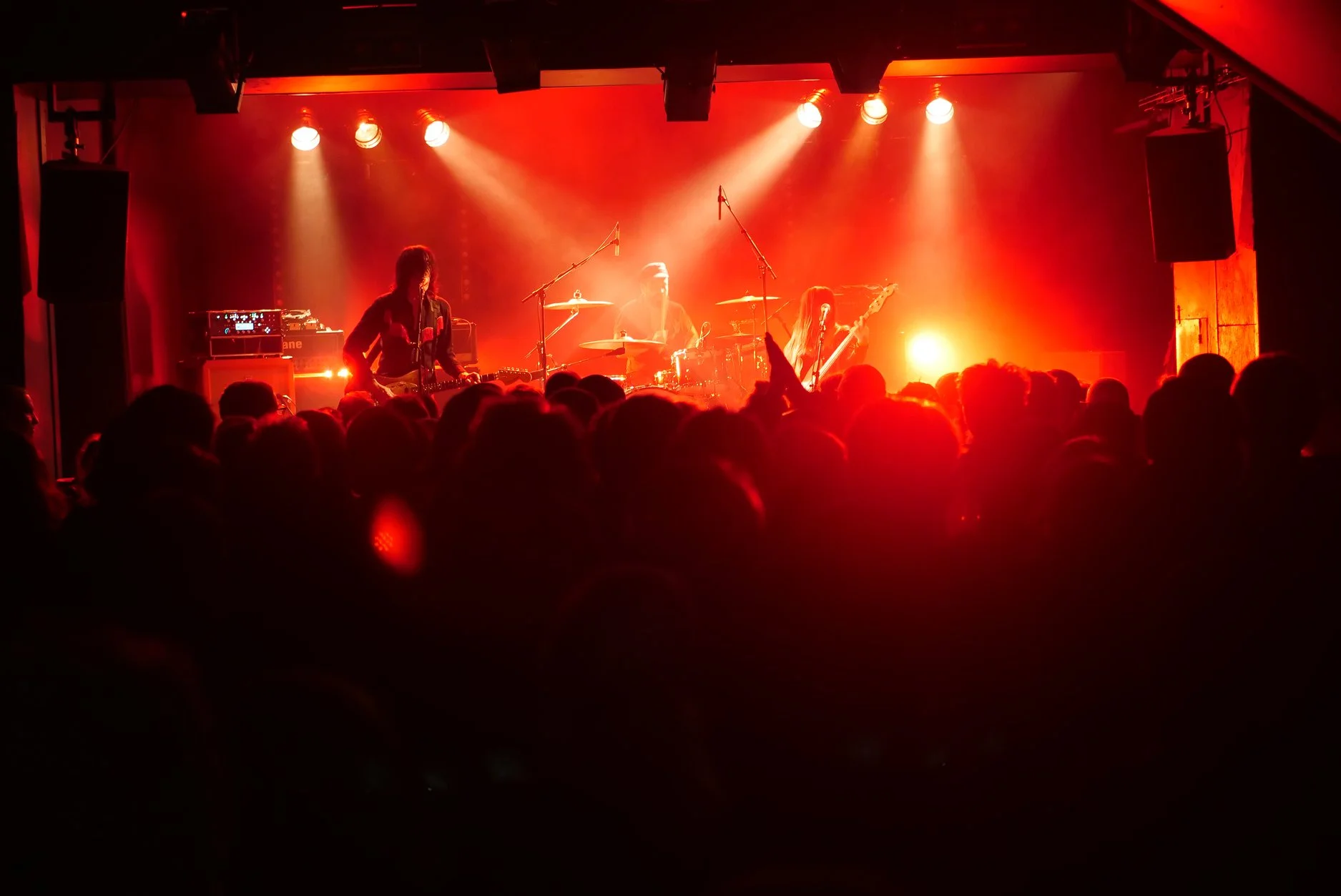 Capsula band live performance official photos psychedelic rock trio