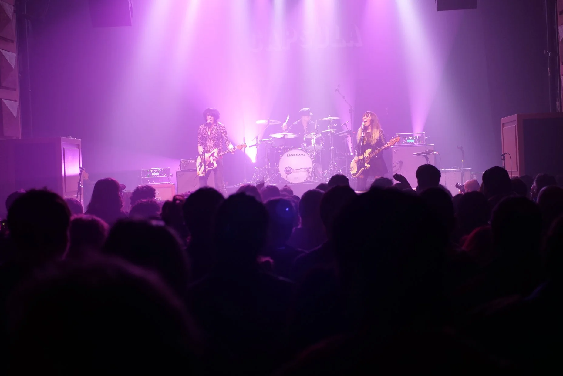 Capsula band live performance official photos psychedelic rock trio