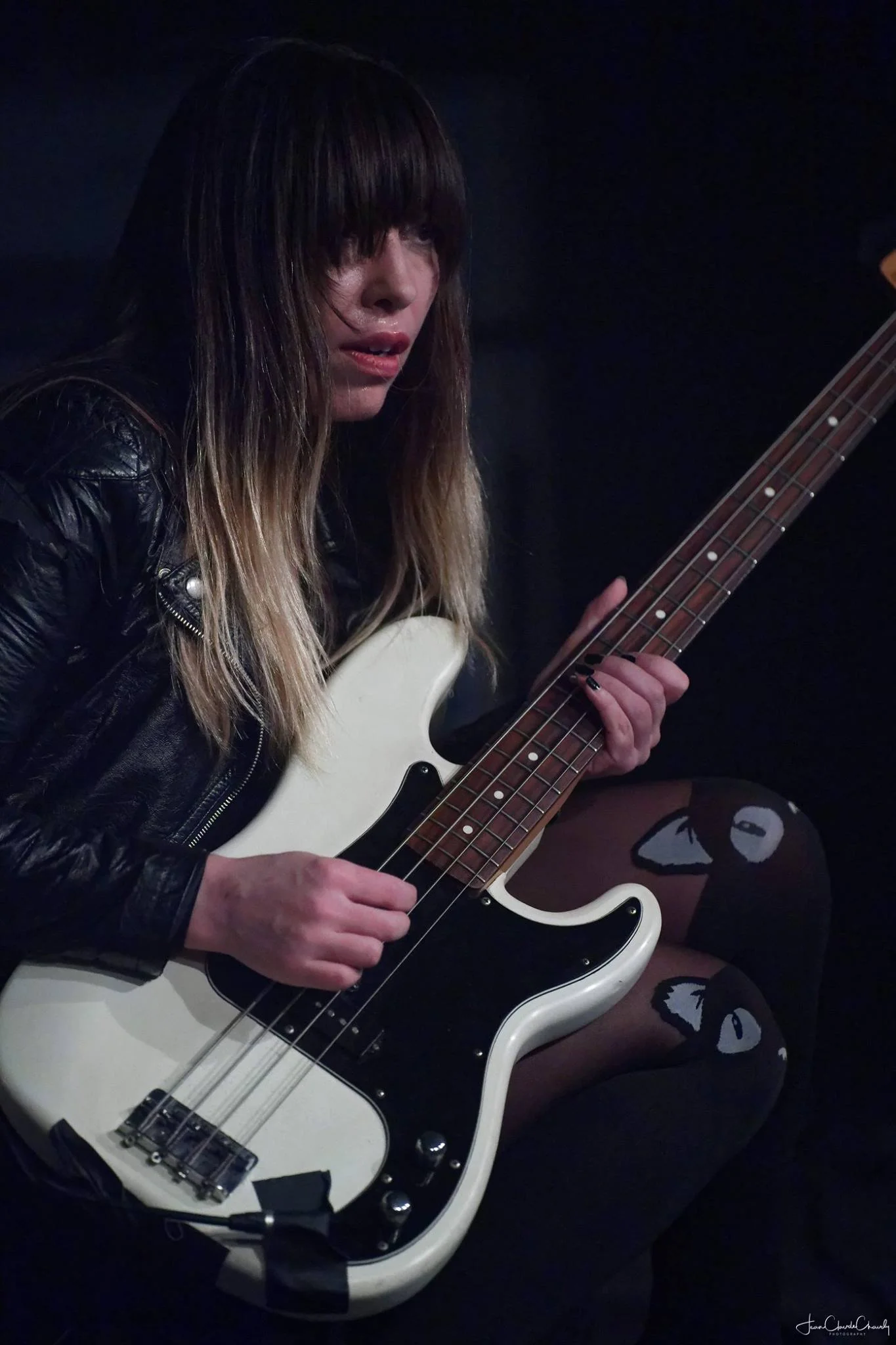 Capsula band live performance official photos psychedelic rock trio coni bass