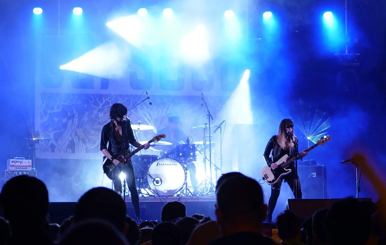 Capsula band live performance official photos psychedelic rock trio