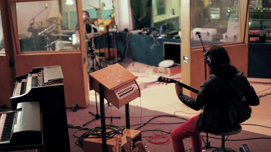 Capsula band live performance official photos psychedelic rock trio