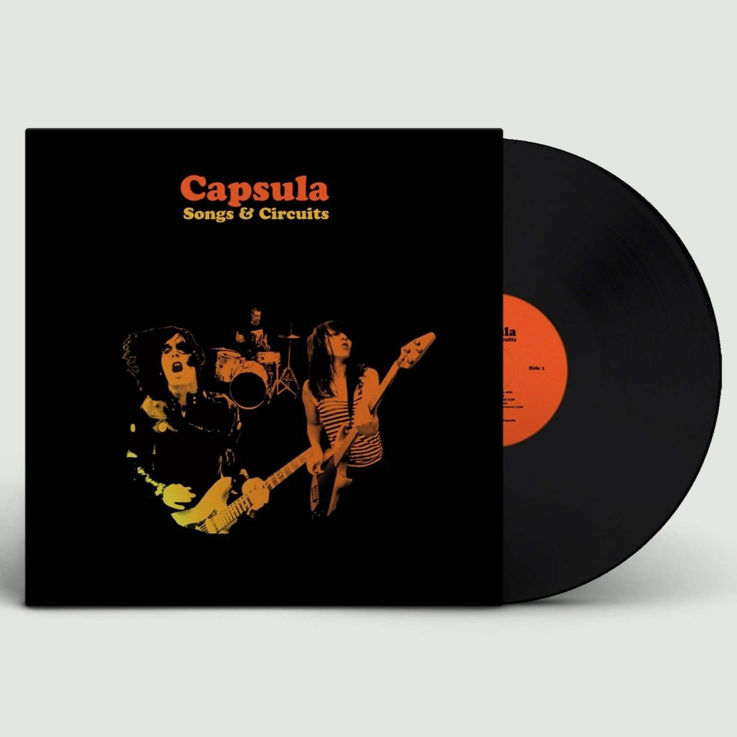 Capsula Argentinian rock gaage psychedelic postpunk band - Songs & Circuits - Vinyl . 2006 - Martin Guevara - Coni Duchess - Silver Recordings