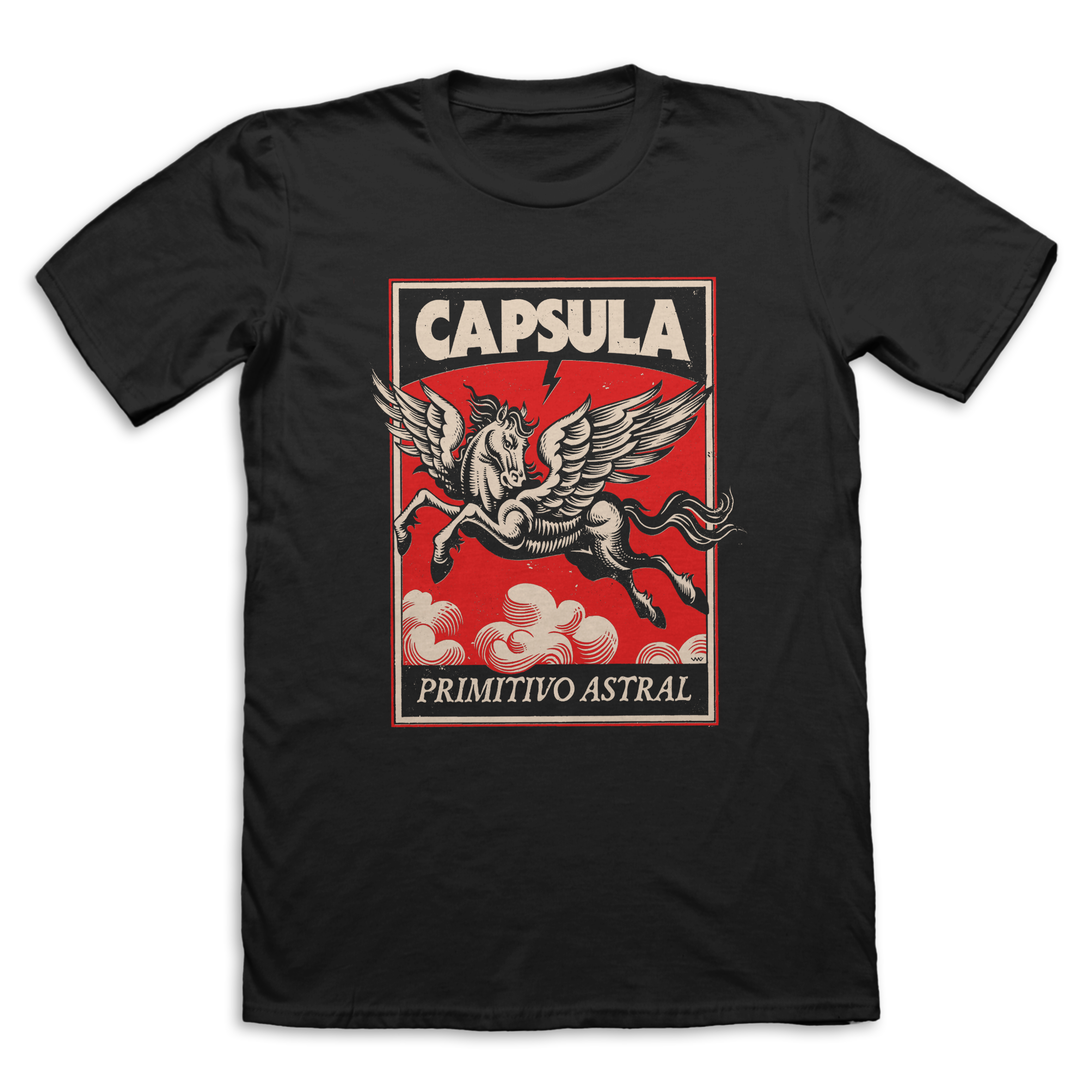 ASTRAL HORSE — Black T-Shirt